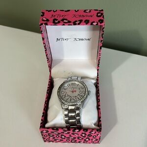 Betsy Johnson Women’s Watch, Excellent Condition! In Original Box, Needs Battery